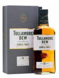 A bottle of Tullamore Dew 18 Year Old Single Malt Irish Whiskey