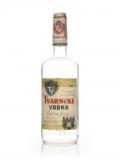 A bottle of Tvarscki Extra Dry Vodka - 1963