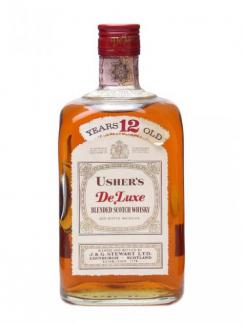 A bottle of Usher's De Luxe 12 Year Old / Bot.1980s Blended Scotch W