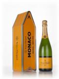 A bottle of Veuve Clicquot Brut Yellow Label - Monaco Clicquot Arrow