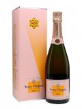 A bottle of Veuve Clicquot Rose Champagne/Call Box (Record Your Message)