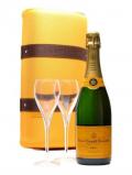 A bottle of Veuve Clicquot Yellow Label NV Champagne / Traveller
