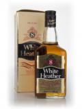 A bottle of White Heather 8 Year Old Blended Scotch Whisky