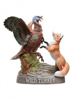 Wild Turkey 101 Proof / Red Fox Decanter / No 7 / 1985