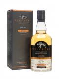 A bottle of Wolfburn Aurora Highland Single Malt Scotch Whisky