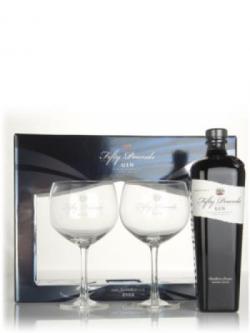 Buy Fifty Pounds Gin Glass Gift Set Gin - _shop_ | Whisky Ratings & Reviews